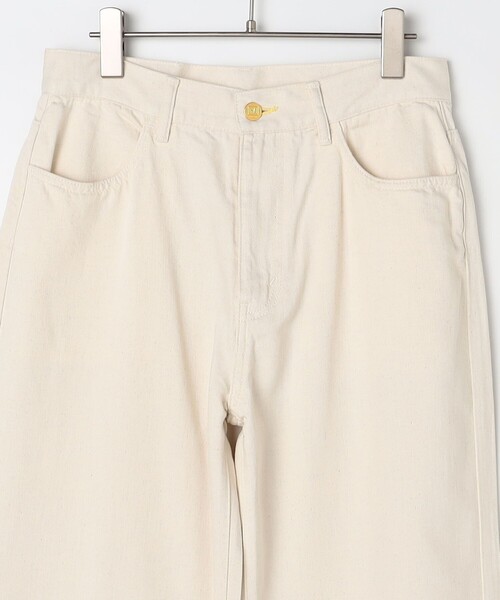 Rie Miller（リエミラー）の「【RM denim】リネン混ひも付きリラックスパンツ（その他パンツ・レディース・ブルー系その他7/キナリ・L/M/S/XS）」の15枚目の写真