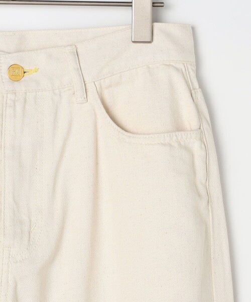 Rie Miller（リエミラー）の「【RM denim】リネン混ひも付きリラックスパンツ（その他パンツ・レディース・ブルー系その他7/キナリ・L/M/S/XS）」の17枚目の写真