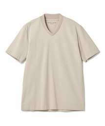 MEN'S BIGI（メンズビギ）の「【ACTIVE TAILOR アクティブテイラー】シルケットスムースVネックTシャツ<接触冷感   UVカット>（Tシャツ/カットソー）」