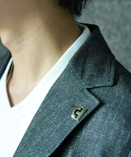 MEN'S BIGI（メンズビギ）の「【ACTIVE TAILOR/アクティブテイラー】シルケットスムースVネックTシャツ＜接触冷感 / UVカット＞（Tシャツ/カットソー・メンズ・ホワイト/ブラウン/ベージュ/ネイビー/ブラック・01/02/03/04）」の19枚目の写真