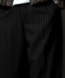 ANPAS | Stripe & Check Slacks / ストライプ＆チェックスラックス ワイドトラウザーパンツ メンズ レディース ボトムス(スラックス)