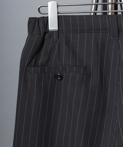 ANPAS(アンパス)の「Stripe & Check Slacks / ストライプ&チェックスラックス ワイドトラウザーパンツ メンズ レディース ボトムス(スラックス・メンズ・グレー/ブラック系その他/ブラック/ブラウン系その他・L/M)」の17枚目の写真
