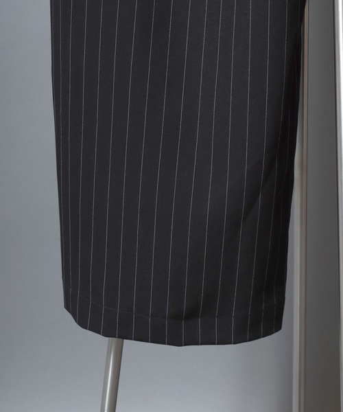 ANPAS(アンパス)の「Stripe & Check Slacks / ストライプ&チェックスラックス ワイドトラウザーパンツ メンズ レディース ボトムス(スラックス・メンズ・グレー/ブラック系その他/ブラック/ブラウン系その他・L/M)」の20枚目の写真
