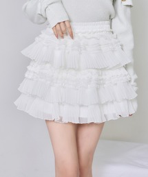one after another NICE CLAUP | フリルティアードミニスカート(スカート)