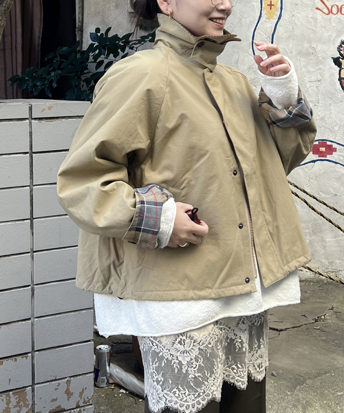 Barbour(バブアー)の「別注【Barbour/バブアー】JS OS TRANSPORT JK(その他アウター・レディース・ベージュ/ネイビー/カーキ・36/38)」の8枚目の写真