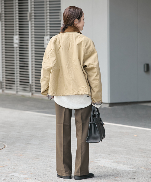 Barbour(バブアー)の「別注【Barbour/バブアー】JS OS TRANSPORT JK(その他アウター・レディース・ベージュ/ネイビー/カーキ・36/38)」の9枚目の写真