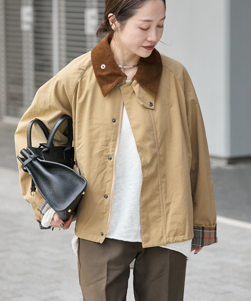 Barbour(バブアー)の「別注【Barbour/バブアー】JS OS TRANSPORT JK(その他アウター・レディース・ベージュ/ネイビー/カーキ・36/38)」の11枚目の写真