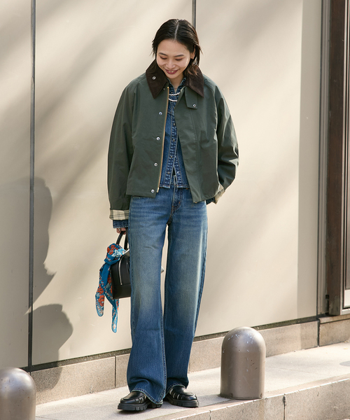 Barbour(バブアー)の「別注【Barbour/バブアー】JS OS TRANSPORT JK(その他アウター・レディース・ベージュ/ネイビー/カーキ・36/38)」の14枚目の写真