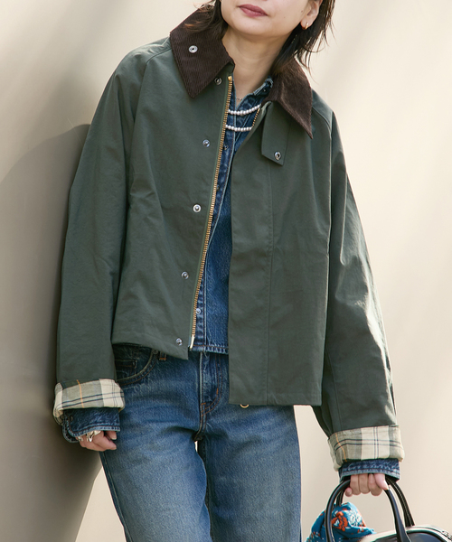 Barbour(バブアー)の「別注【Barbour/バブアー】JS OS TRANSPORT JK(その他アウター・レディース・ベージュ/ネイビー/カーキ・36/38)」の18枚目の写真