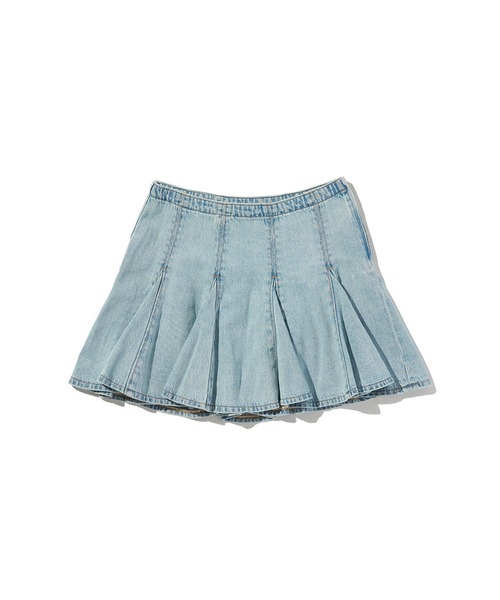 Levi's(リーバイス)の「Levi's/リーバイス ゴデットミニスカート(デニムスカート・レディース・インディゴブルー・28inch/27inch/26inch/25inch/24inch/23inch)」の5枚目の写真