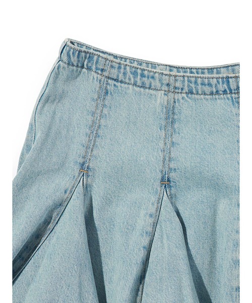 Levi's(リーバイス)の「Levi's/リーバイス ゴデットミニスカート(デニムスカート・レディース・インディゴブルー・28inch/27inch/26inch/25inch/24inch/23inch)」の7枚目の写真