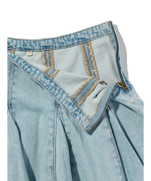 Levi's(リーバイス)の「Levi's/リーバイス ゴデットミニスカート(デニムスカート・レディース・インディゴブルー・28inch/27inch/26inch/25inch/24inch/23inch)」の8枚目の写真