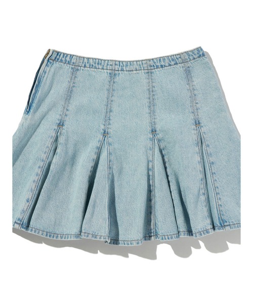 Levi's(リーバイス)の「Levi's/リーバイス ゴデットミニスカート(デニムスカート・レディース・インディゴブルー・28inch/27inch/26inch/25inch/24inch/23inch)」の9枚目の写真