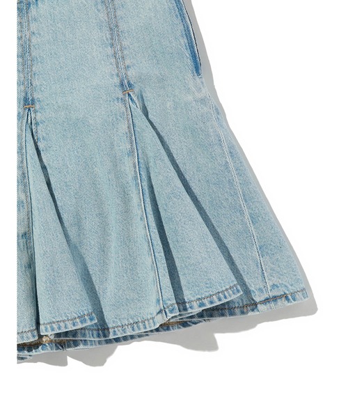 Levi's(リーバイス)の「Levi's/リーバイス ゴデットミニスカート(デニムスカート・レディース・インディゴブルー・28inch/27inch/26inch/25inch/24inch/23inch)」の11枚目の写真
