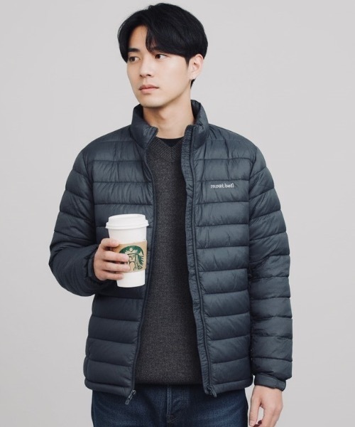 mont-bell(モンベル)の「mont-bell / モンベル トレックスーツ 軽量パディング(ダウンジャケット/コート・レディース・ネイビー/ブラック/チャコールグレー・LARGE/MEDIUM)」の7枚目の写真