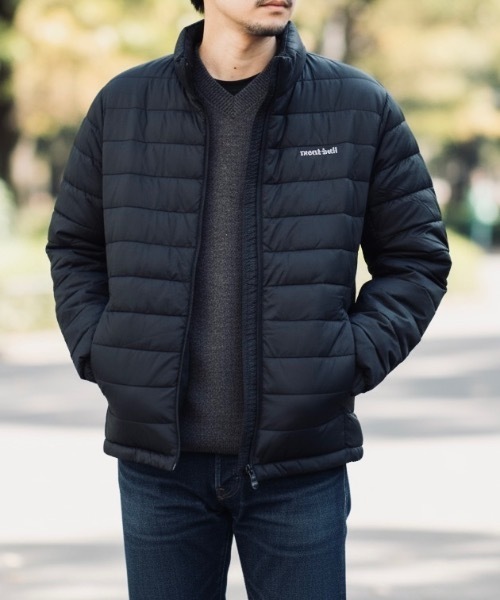 mont-bell(モンベル)の「mont-bell / モンベル トレックスーツ 軽量パディング(ダウンジャケット/コート・レディース・ネイビー/ブラック/チャコールグレー・LARGE/MEDIUM)」の8枚目の写真