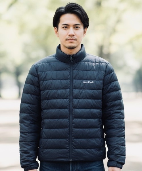 mont-bell(モンベル)の「mont-bell / モンベル トレックスーツ 軽量パディング(ダウンジャケット/コート・レディース・ネイビー/ブラック/チャコールグレー・LARGE/MEDIUM)」の14枚目の写真