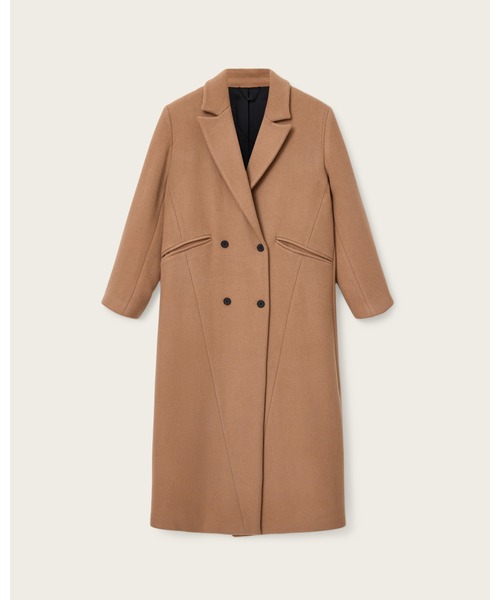 ALLSAINTS(オールセインツ)の「NELLIE DOUBLE BREASTED COAT | NELLIE ダブル ブレスト コート(チェスターコート・レディース・ブラウン系その他・4/6/8/10)」の6枚目の写真