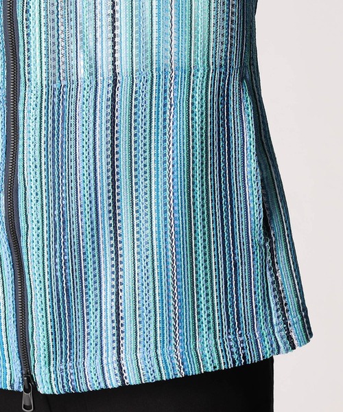 NICOLE CLUB FOR MEN（ニコルクラブフォーメン）の「ラッセルレース5分袖フードパーカー（パーカー・メンズ・グレー系その他/ブルー系その他2/ブルー系その他・MEDIUM/X-LARGE/LARGE）」の13枚目の写真