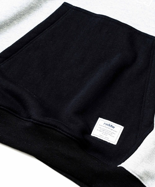 reversal.dogi.design.works(リバーサル・ドーギ・デザイン・ワークス)の「<reversal/リバーサル>HEAVY PILE SWEAT ANORAK HOODIE(パーカー・メンズ・ブラック×グレー・X-LARGE/LARGE/MEDIUM)」の7枚目の写真