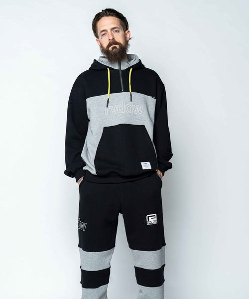 reversal.dogi.design.works(リバーサル・ドーギ・デザイン・ワークス)の「<reversal/リバーサル>HEAVY PILE SWEAT ANORAK HOODIE(パーカー・メンズ・ブラック×グレー・X-LARGE/LARGE/MEDIUM)」の10枚目の写真