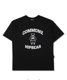 COMMONZ（コモンズ）の「ヒップベアトレーニング半袖Tシャツ_ブラック（Tシャツ/カットソー）」