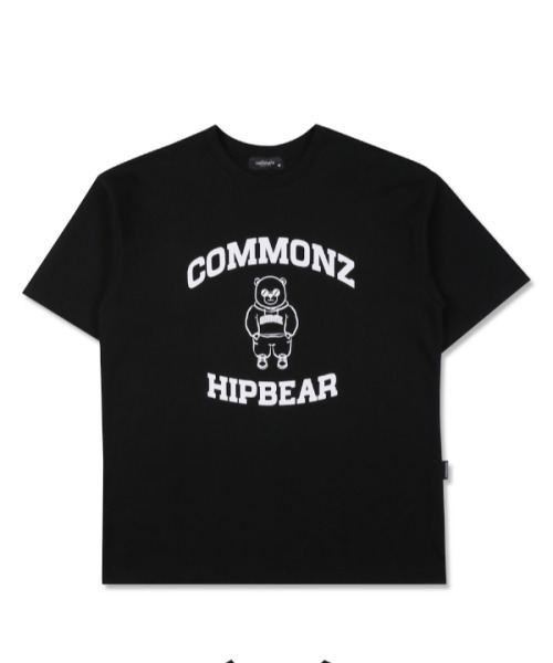 COMMONZ(コモンズ)の「ヒップベアトレーニング半袖Tシャツ_ブラック(Tシャツ/カットソー・レディース・その他・1)」の1枚目の写真