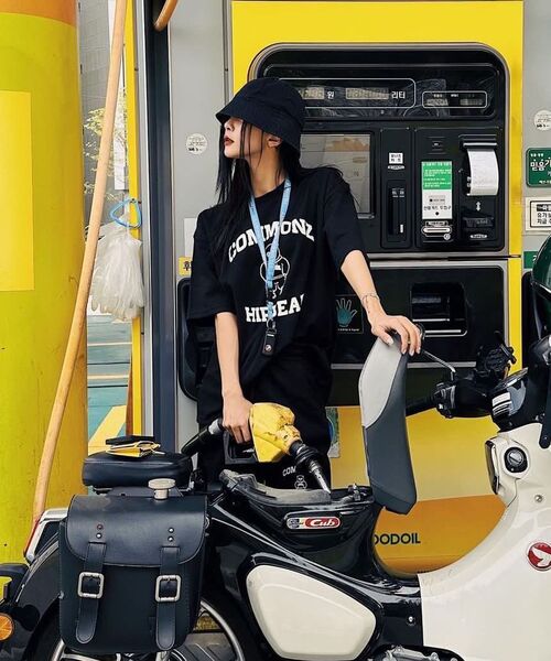 COMMONZ(コモンズ)の「ヒップベアトレーニング半袖Tシャツ_ブラック(Tシャツ/カットソー・レディース・その他・1)」の5枚目の写真