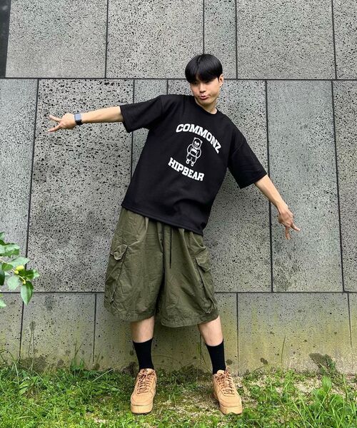 COMMONZ(コモンズ)の「ヒップベアトレーニング半袖Tシャツ_ブラック(Tシャツ/カットソー・レディース・その他・1)」の11枚目の写真
