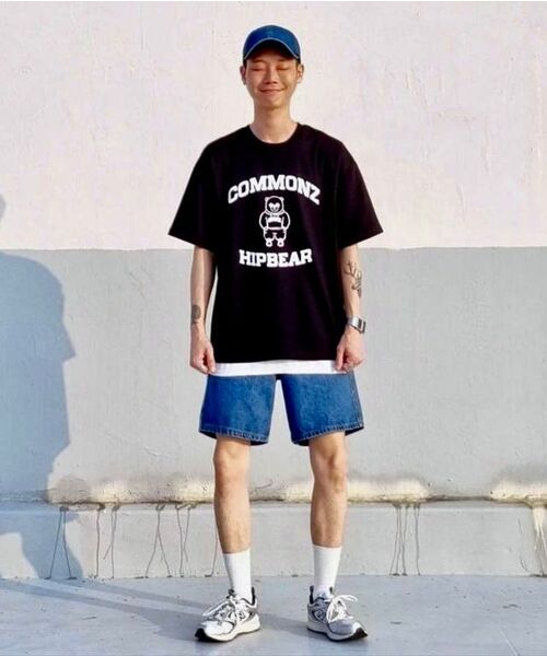 COMMONZ(コモンズ)の「ヒップベアトレーニング半袖Tシャツ_ブラック(Tシャツ/カットソー・レディース・その他・1)」の9枚目の写真