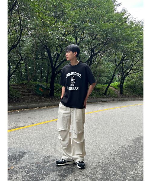 COMMONZ(コモンズ)の「ヒップベアトレーニング半袖Tシャツ_ブラック(Tシャツ/カットソー・レディース・その他・1)」の7枚目の写真