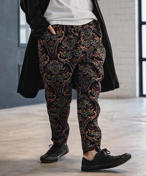CAMBIO(カンビオ)の「mp14521- Antique Motif Gobelin Balloon Pants バルーンテーパードパンツ(CMP-261-012)(その他パンツ・メンズ・ブラック/ブラウン/ナチュラル・S/M/L)」の14枚目の写真
