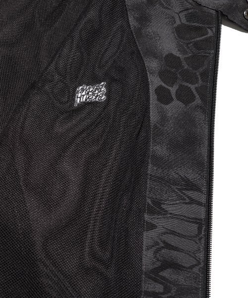 BROWNBREATH（ブラウンブレス）の「B PATTERN TRACK JACKET - BLACK（ナイロンジャケット・レディース・その他・M/L/XL）」の5枚目の写真