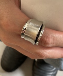 WESTBOY（ウエストボーイ）の「メンズ シンプル ボリューム ワイド シルバーリング WO25W16AC02（リング）」