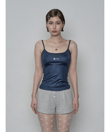 LOGO PEARL SLEEVELESS / NAVY