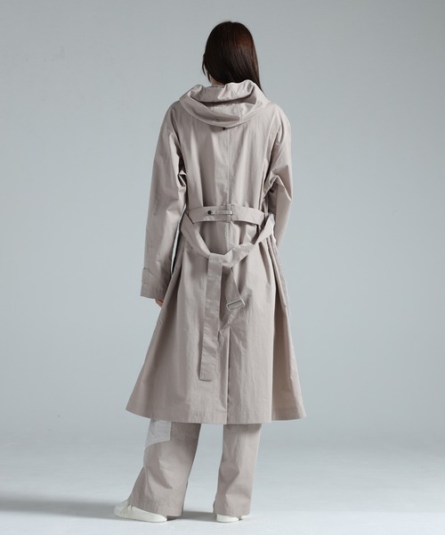 Y-3(ワイスリー)の「Y-3 HOODED TRENCHCOAT PARKA(その他アウター・レディース・ライトブラウン・SMALL/MEDIUM/X-SMALL/XX-SMALL/LARGE)」の3枚目の写真