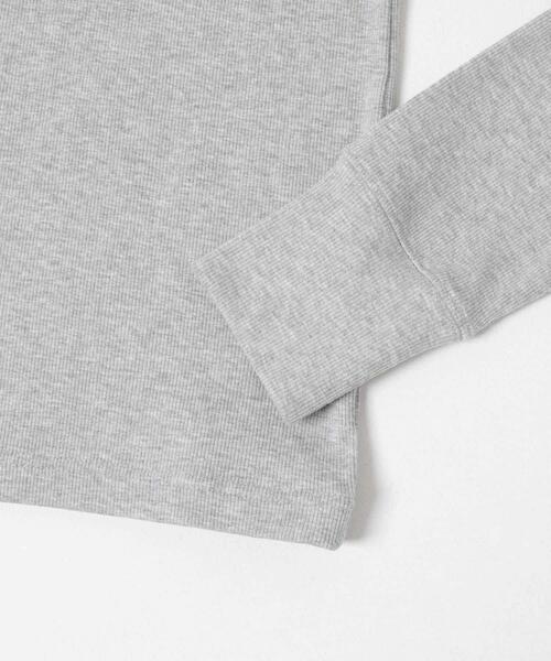 URBAN RESEARCH Sonny Label(アーバンリサーチサニーレーベル)の「スムースタッチテレコリブクルーネックプルオーバー(Tシャツ/カットソー・レディース・グレー/オフホワイト・FREE)」の21枚目の写真