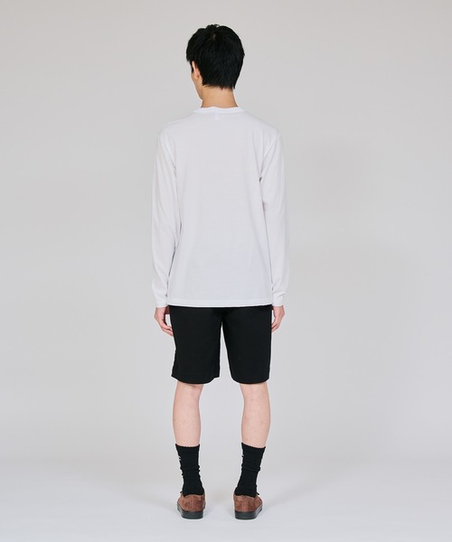 Champion(チャンピオン)の「【Champion/チャンピオン】メンズ ベーシック ロングスリーブTシャツ(Tシャツ/カットソー・メンズ・ブラック/ネイビー/ライトグリーン/ホワイト・MEDIUM/LARGE/X-LARGE)」の7枚目の写真