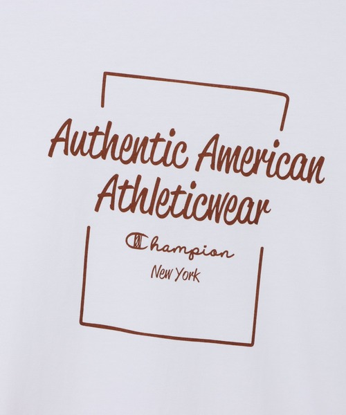 Champion(チャンピオン)の「【Champion/チャンピオン】メンズ ベーシック ロングスリーブTシャツ(Tシャツ/カットソー・メンズ・ブラック/ネイビー/ライトグリーン/ホワイト・MEDIUM/LARGE/X-LARGE)」の9枚目の写真