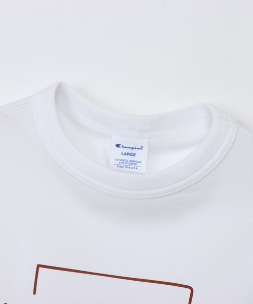 Champion(チャンピオン)の「【Champion/チャンピオン】メンズ ベーシック ロングスリーブTシャツ(Tシャツ/カットソー・メンズ・ブラック/ネイビー/ライトグリーン/ホワイト・MEDIUM/LARGE/X-LARGE)」の11枚目の写真