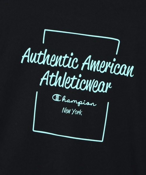 Champion(チャンピオン)の「【Champion/チャンピオン】メンズ ベーシック ロングスリーブTシャツ(Tシャツ/カットソー・メンズ・ブラック/ネイビー/ライトグリーン/ホワイト・MEDIUM/LARGE/X-LARGE)」の12枚目の写真