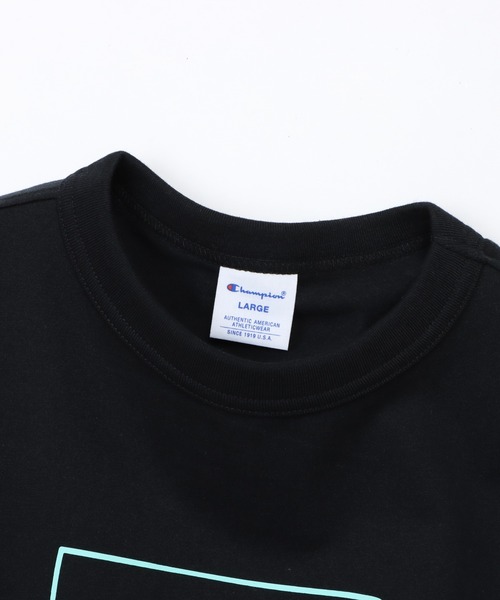 Champion(チャンピオン)の「【Champion/チャンピオン】メンズ ベーシック ロングスリーブTシャツ(Tシャツ/カットソー・メンズ・ブラック/ネイビー/ライトグリーン/ホワイト・MEDIUM/LARGE/X-LARGE)」の14枚目の写真