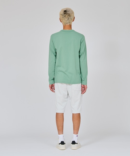 Champion(チャンピオン)の「【Champion/チャンピオン】メンズ ベーシック ロングスリーブTシャツ(Tシャツ/カットソー・メンズ・ブラック/ネイビー/ライトグリーン/ホワイト・MEDIUM/LARGE/X-LARGE)」の20枚目の写真