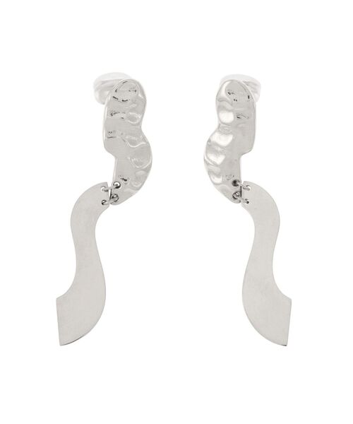 UN3D.(アンスリード)の「IRREGULAR WAVE EARRING / イレギュラーウェーブイヤリング(イヤリング・レディース・シルバー/ゴールド・FREE)」の3枚目の写真