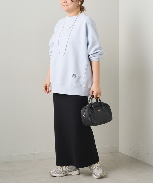 PUAL CE CIN(ピュアルセシン)の「総針ニットナロースカート(スカート・レディース・ブラック/グレー/アイボリー・FREE)」の18枚目の写真