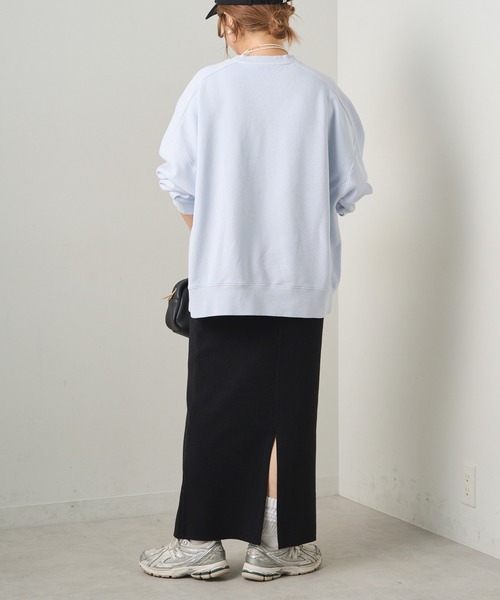 PUAL CE CIN(ピュアルセシン)の「総針ニットナロースカート(スカート・レディース・ブラック/グレー/アイボリー・FREE)」の17枚目の写真