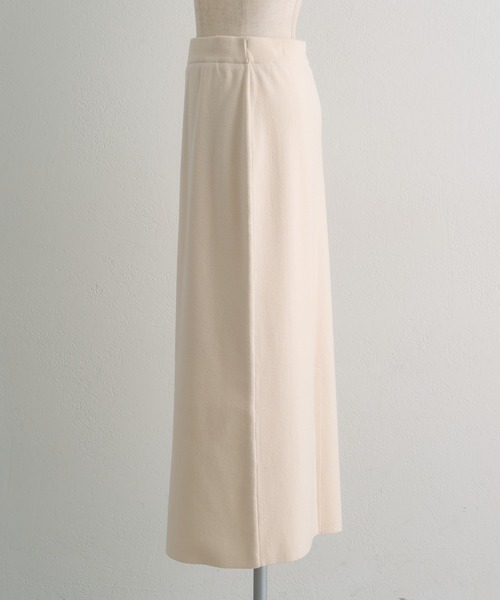 PUAL CE CIN(ピュアルセシン)の「総針ニットナロースカート(スカート・レディース・ブラック/グレー/アイボリー・FREE)」の13枚目の写真