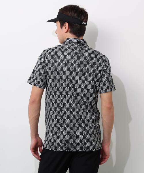 PING(ピン)の「【PING APPAREL】AZモノグラムジャカードブロックロゴ半袖ポロシャツ <PERFORMANCE> (MENS)(ポロシャツ・メンズ・ブラック/グレー/ホワイト・S/L/M/LL1/LL)」の22枚目の写真