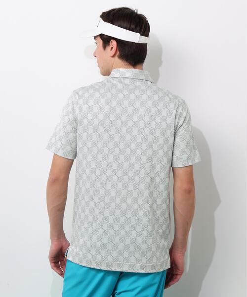 PING(ピン)の「【PING APPAREL】AZモノグラムジャカードブロックロゴ半袖ポロシャツ <PERFORMANCE> (MENS)(ポロシャツ・メンズ・ブラック/グレー/ホワイト・S/L/M/LL1/LL)」の15枚目の写真