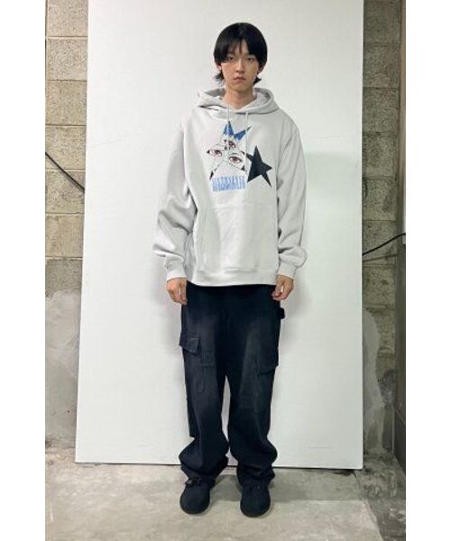 NICE GHOST CLUB（ナイスゴーストクラブ）の「CARPENTER CARGO WASHED JEANS_BLACK(NG2DFUD104A)（デニムパンツ・レディース・ブラック・S/M/L）」の6枚目の写真